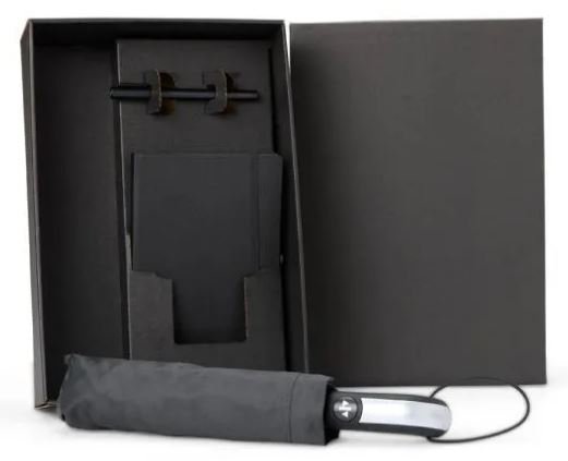 Kit Guarda-Chuva, Caderno E Caneta - 3 P�s