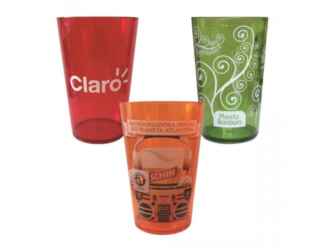 copo plástico personalizado