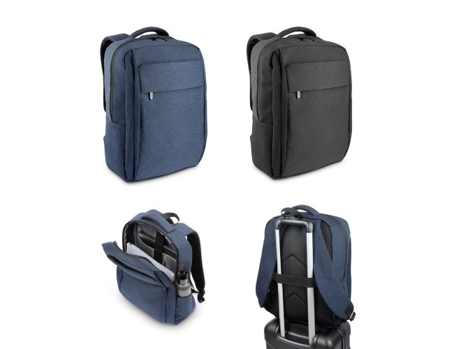 COVENTRY. Mochila, totalmente almofadada, para notebook 15,6" em polister reciclado 300D de alta densidade 18 L