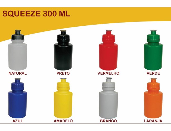 Squeeze Plástico 300ml