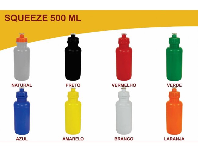 Squeeze Plástico 500ml